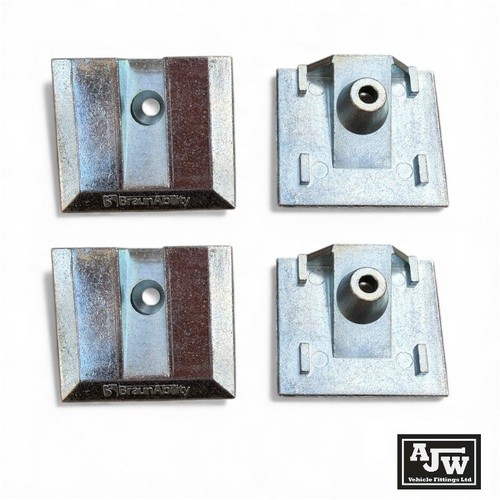 Unwin metal end caps - metal, (4