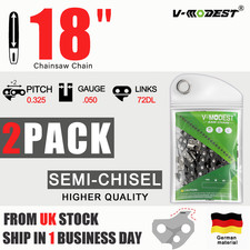 2PACK 18" Chainsaw Chain Fits