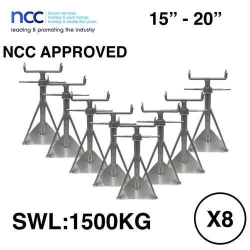 Static caravan axle - axle, stands