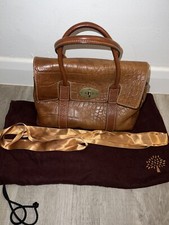 MULBERRY BAYSWATER OAK BROWN  LEATHER HAND BAG