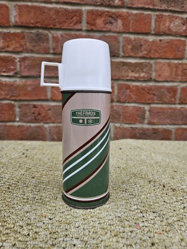 Vintage thermos flask 25 - vintage,