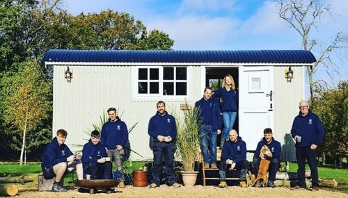 Shepherds hut luxury living - shepherds,