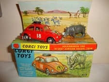 Original CORGI 256 VOLKSWAGEN 1200 EAST AFRICAN 'SAFARI' - EXCELLENT in orig BOX