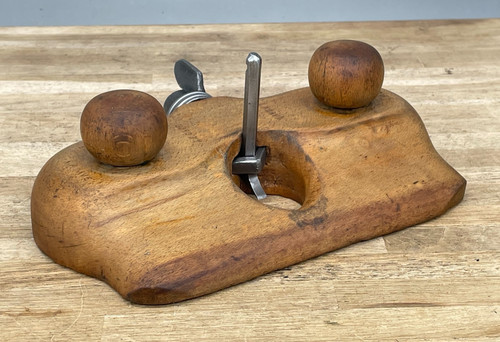 Vintage wooden router plane - router,