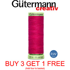 Gutermann Top Stitch Sewing Thread 30m Spools Machine & Overlocker