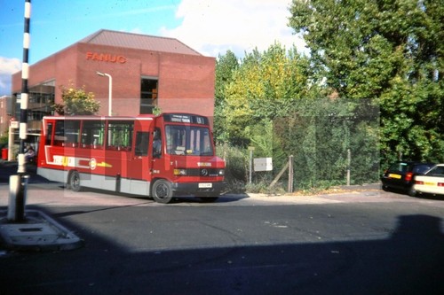 35mm slide london - london, buses