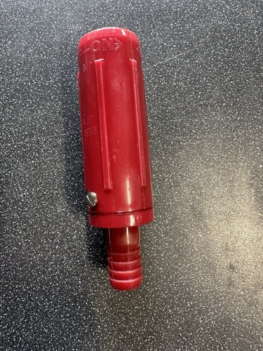 Red fire hose nozzles - red,