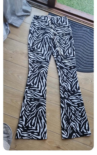 Zara black white zebra print - black, &