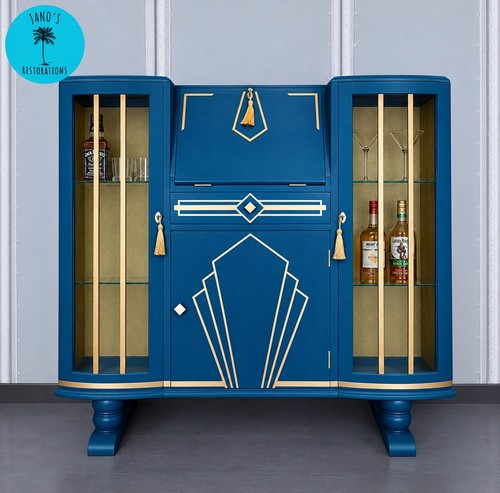 Mid century vintage large - century, blue