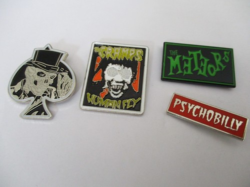 Psychobilly metal badges - psychobilly,