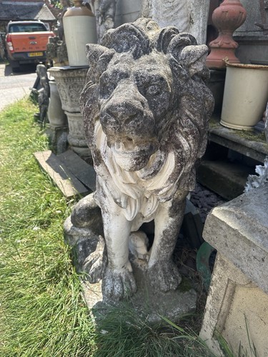 Large lion statues - large,