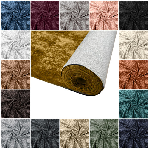 Crushed velvet upholstery - crushed,
