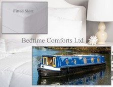 Narrow Boat / Barge Quilted Fitted Mattress Topper (Various Sizes)