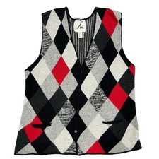 JK America Argyle Vest 22/24