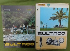 VINTAGE 60s BULTACO MOTORCYCLE BROCHURE LOBITO MATADOR CAMPERA MERCURIO METRALLA