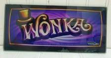 WMS Willy WONKA Chocolate Factory Casino Replacement Glass Lower Door Marquee