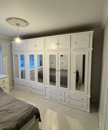 White wardrobe drawers and - wardrobe,