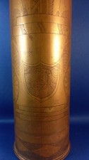 Trench art shell case WW1