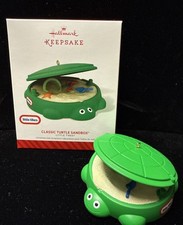 Hallmark Keepsake Ornament Little Tikes Classic Turtle Sandbox 2014 *NEW*