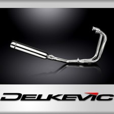 Honda CB450 CL450 1969-1974 Full Exhaust 2-1 410mm Stainless Bull Nose Silencer