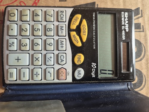 Sharp elsi mate 480sr - sharp, el-480sr