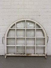 Reclaimed Old Georgian Arch Sash Wooden Window 985 x 860mm 800mm 560mm