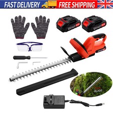 Cutter UK Hedge 2 500W Electric Garden with Cordless & Batteries Trimmer Charger