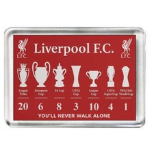 Liverpool Wall of Champions Fridge Magnet. 2 Colours available.