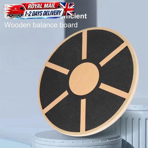 Wooden non slip wobble board - non-slip,