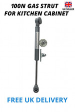 2x 100N Gas Struts Soft Close Hydraulic Lift Support for Kitchen Cabinets UK