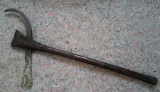 African Ceremonial Axe Makonde Wood Steel Male Tanzania