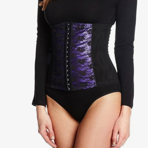 Black purple waist - waist, cincher