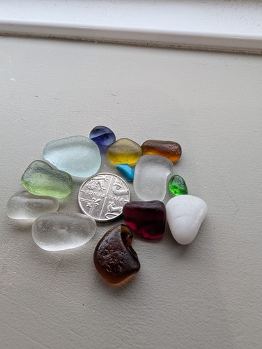 Rare genuine seaham sea glass - rare,