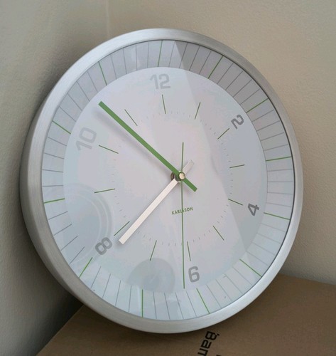 Karlsson bright line clock - bright,