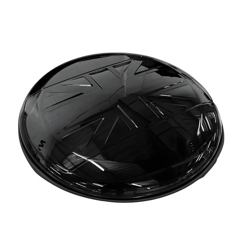 Black rear spare wheel tyre - black,