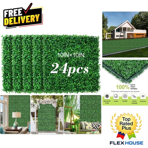 Realistic boxwood hedge - realistic,
