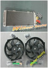Aluminum Radiator 2Fan For 1964-1969 Ford GT40 Radiador 50mm Core gt40 Radiateur