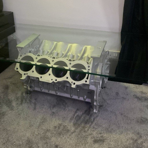 Engine rectangular glass - v8,