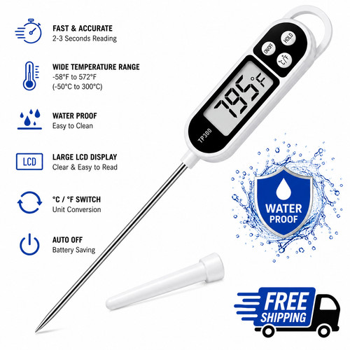 Digital food meat - digital, thermometer