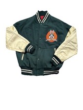 VTG Bugs Bunny Varsity Coat 50th Birthday Warner Bro’s Looney Tunes Jacket Men L