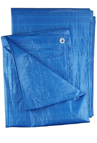 Blue tarpaulin 8m - x,