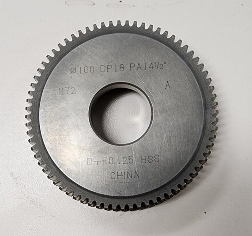Gear shaper cutter 18dp - gear,