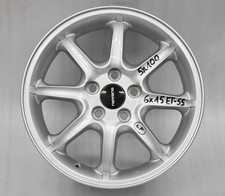 1x Alloy Wheel 15 Inch 6.0" 5x100 55ET Gloss Silver Subaru Legacy Impreza Rim Wheel