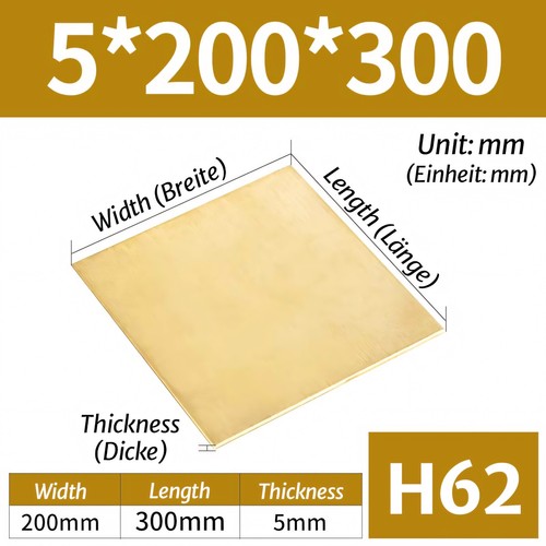 Brass sheet various - sheet, sizes