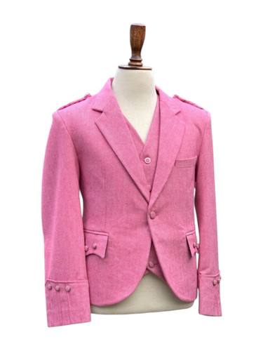 Scottish men pink tweed - scottish,