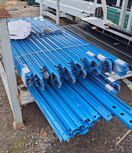 Blue palisade fencing - blue, 2m=7
