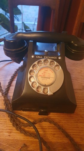 1940s bakelite telephone - 1940s,