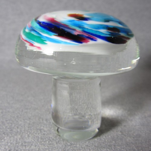 Vtg murano art glass mushroom - vtg,