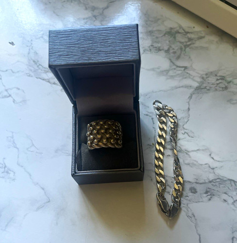 925 keeper ring and bracelet