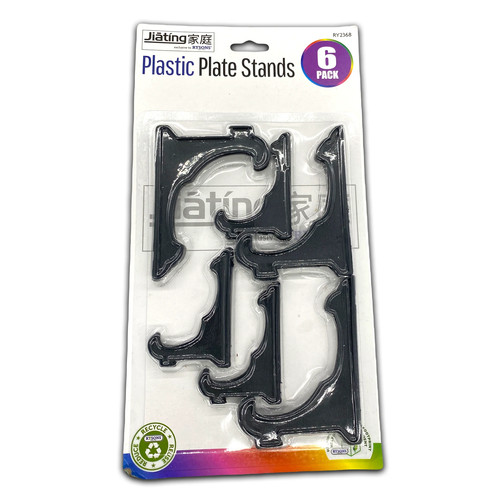 6pcs plastic plate stand - 6pcs, set